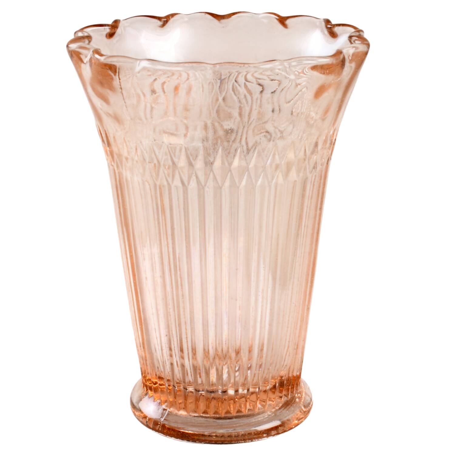 Anniversary Pink 6" Flower Vase by Jeannette-1
