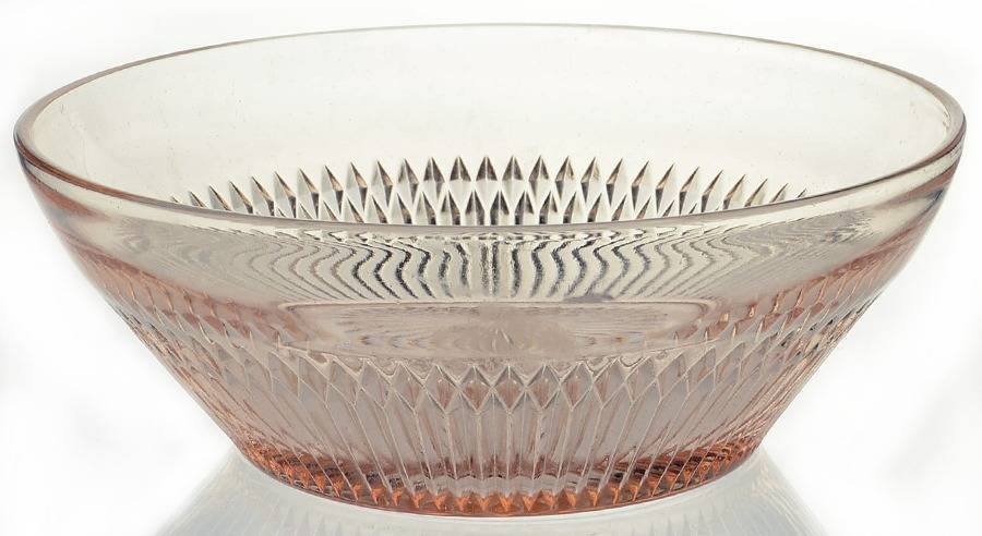 Anniversary Pink 9" Large Fruit Bowl by Jeannette-1