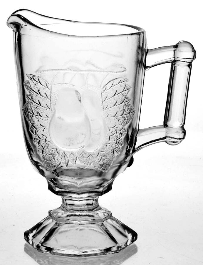Baltimore Pear Clear Creamer by Jeannette-1