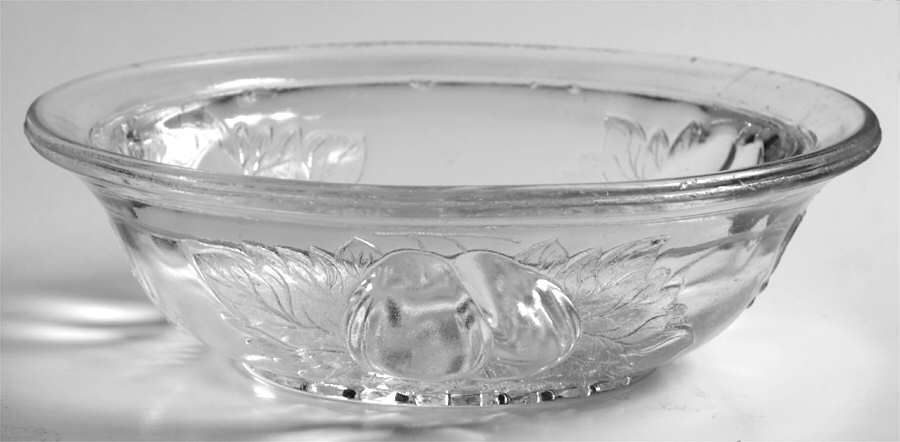 Baltimore Pear Clear 6" Round Covered Bowl, No Lid by Jeannette-1