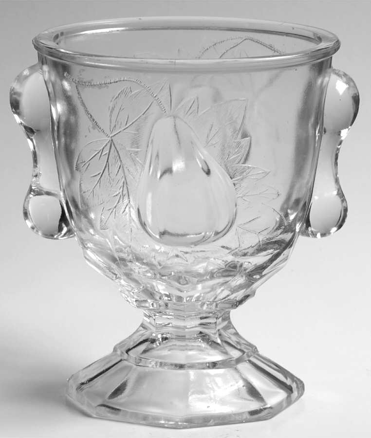 Baltimore Pear Clear Spooner No Lid by Jeannette-1