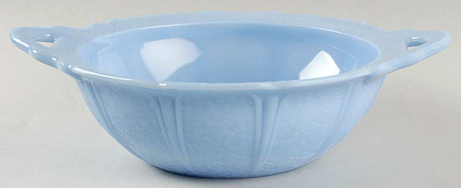 Cherry Blossom Delphite 11" Handled Bowl by Jeannette-1