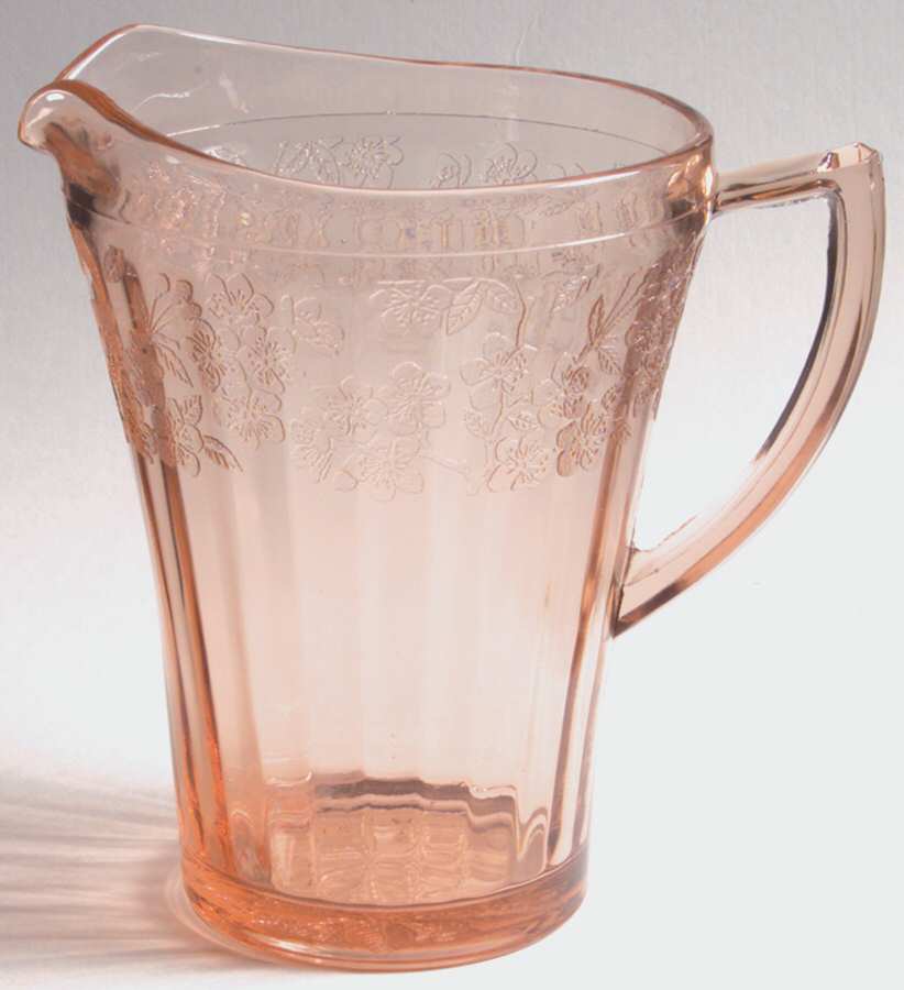Cherry Blossom Pink 42 Oz Pitcher by Jeannette-1