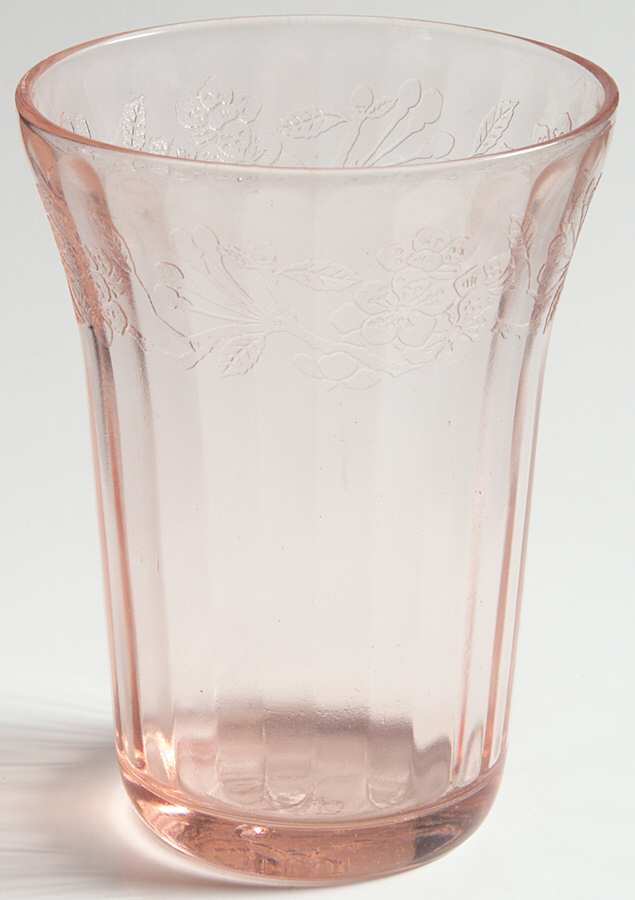 Cherry Blossom Pink 9 Oz Flat Tumbler by Jeannette-1