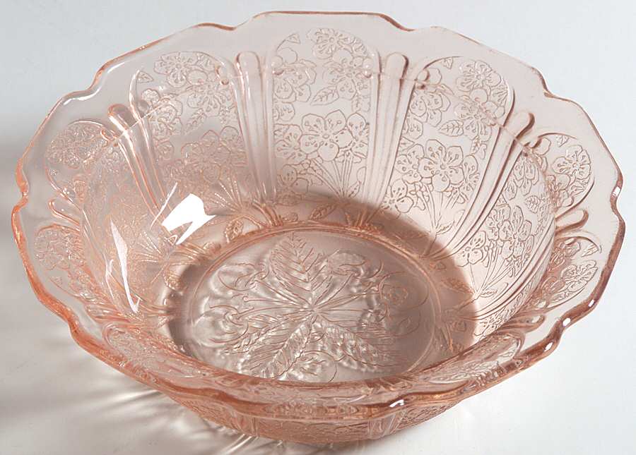 Cherry Blossom Pink Cereal Bowl by Jeannette-1