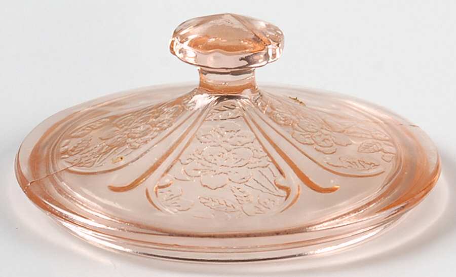 Cherry Blossom Pink Lid for Sugar Bowl by Jeannette-1