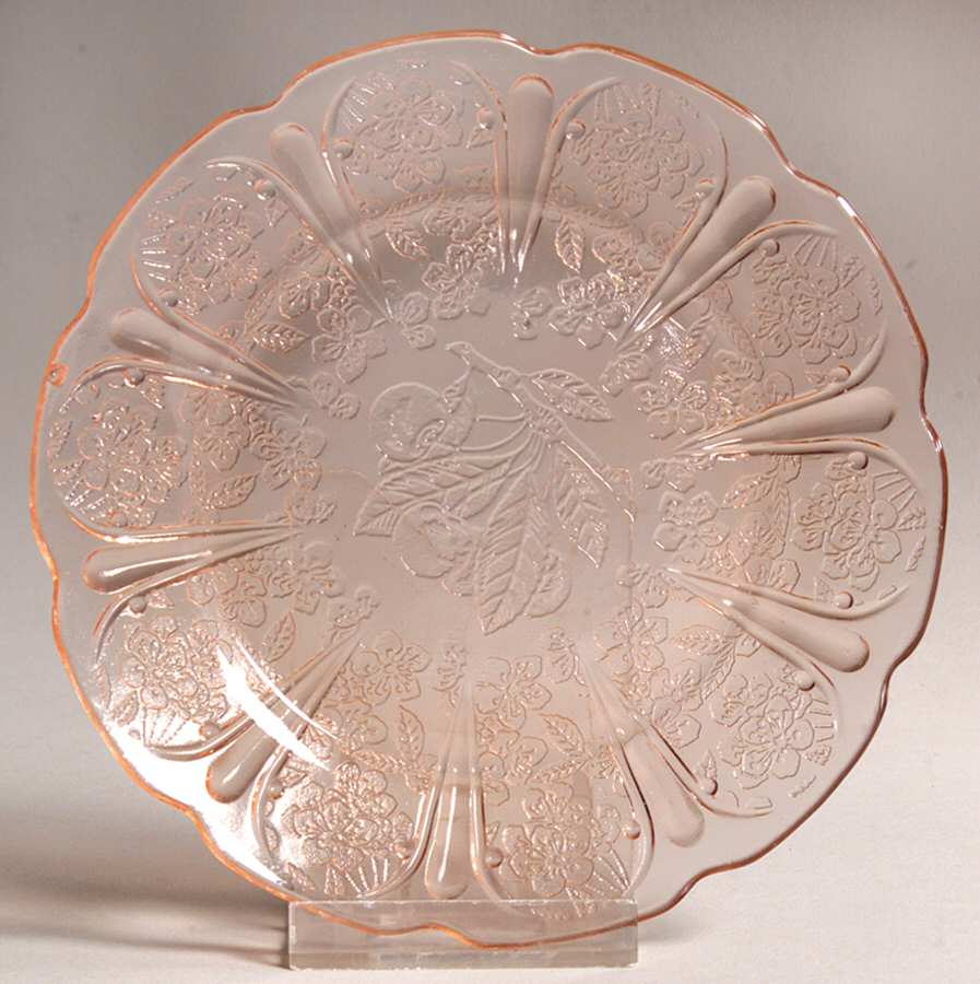 Cherry Blossom Pink Child's Plate by Jeannette-1