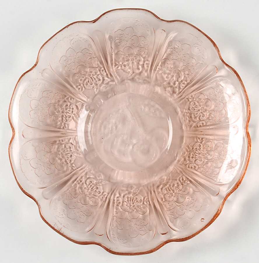 Cherry Blossom Pink Saucer for Child's Cup by Jeannette-1