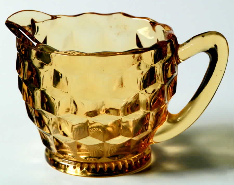 Cube Amber Creamer by Jeannette-1