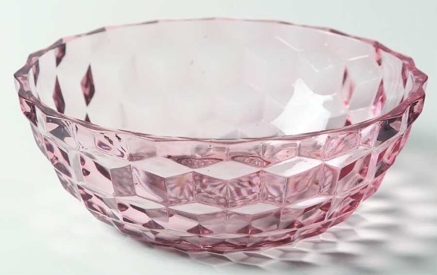 Cube Pink 6" Salad Bowl by Jeannette-1