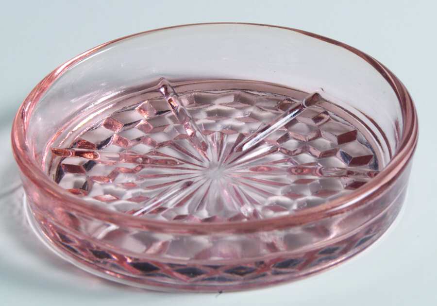 Cube Pink Coaster by Jeannette-1