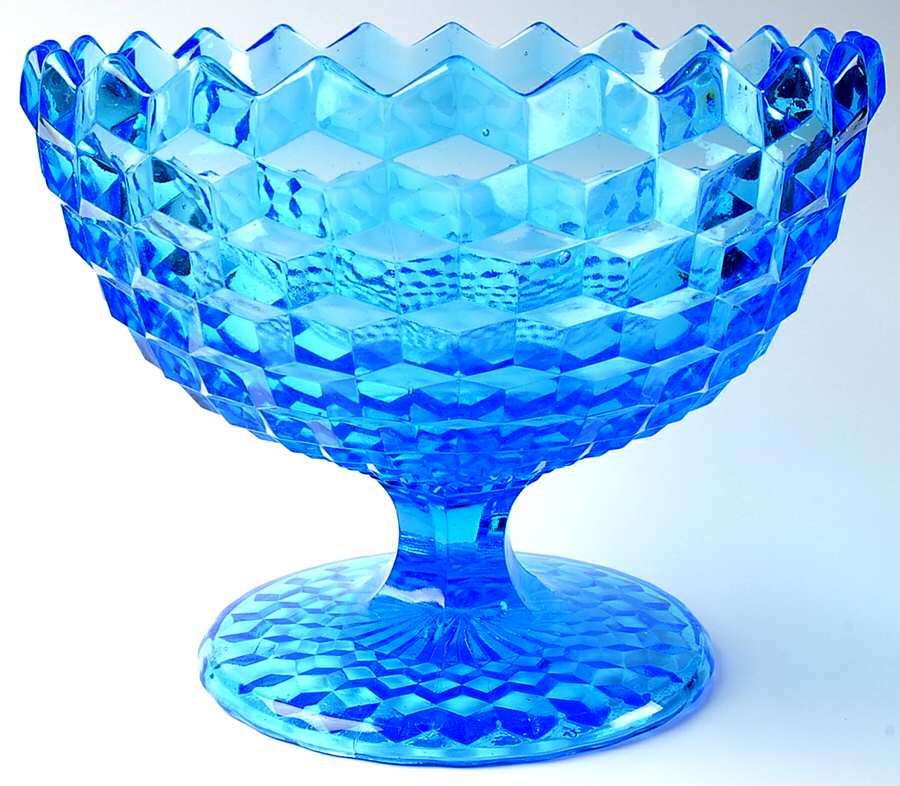 Cube Ultramarine Tom & Jerry Bowl (Jeanntte Cubist) by Jeannette-1