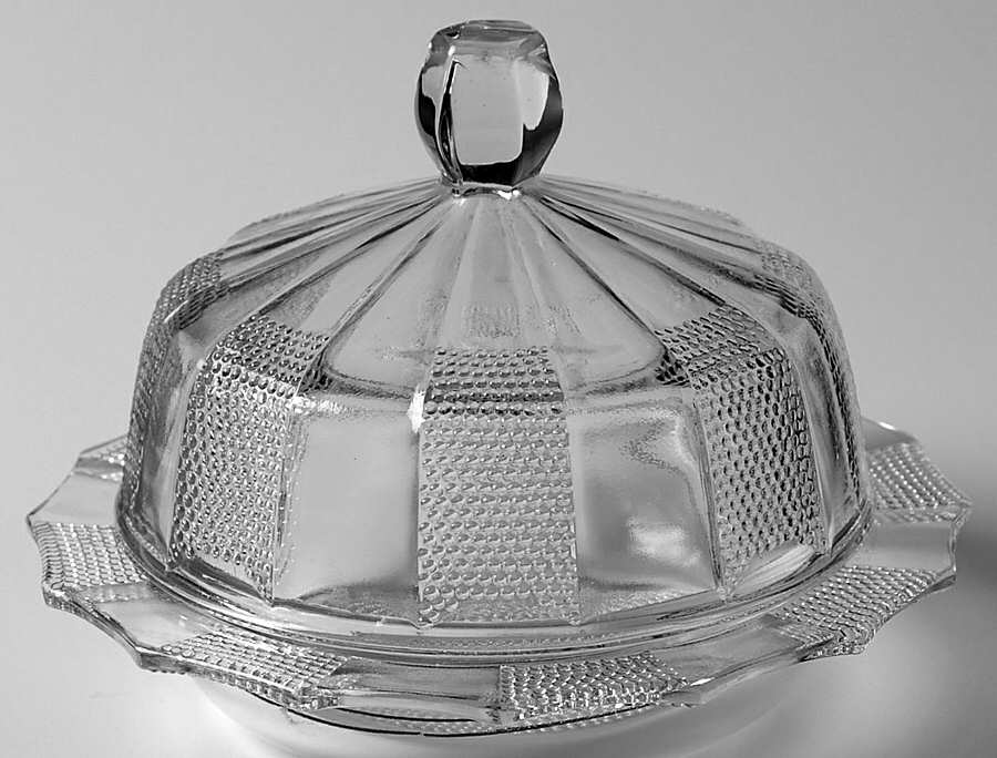 Dewdrop Round Covered Butter by Jeannette-1