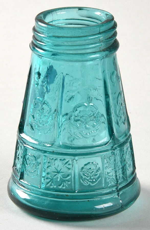 Doric and Pansy Teal Green Shaker No Lid by Jeannette-1