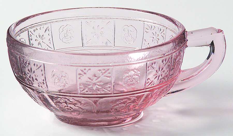 Doric and Pansy Pink Child's Cup No Saucer by Jeannette-1