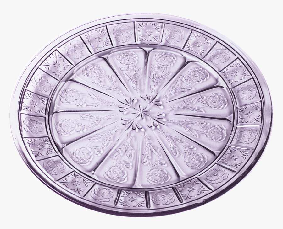Doric and Pansy Pink Dinner Plate by Jeannette-1