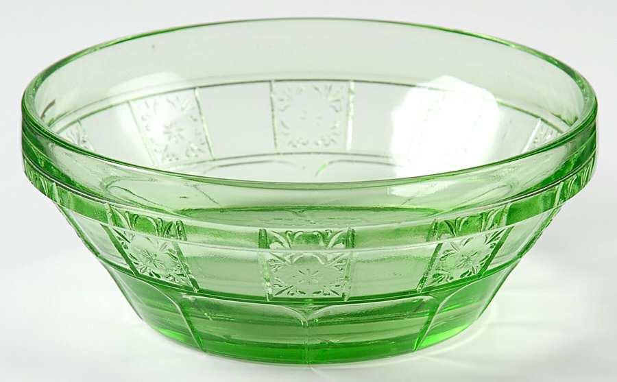 Doric Green Cereal Bowl by Jeannette-1