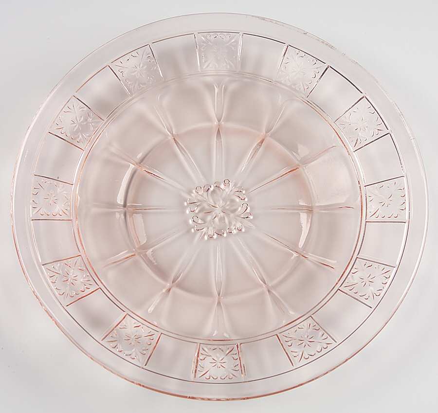 Doric Pink Bread & Butter Plate by Jeannette-1