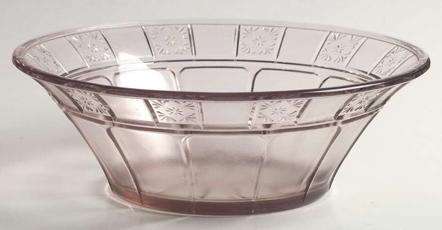 Doric Pink 8" Large Fruit Bowl by Jeannette-1