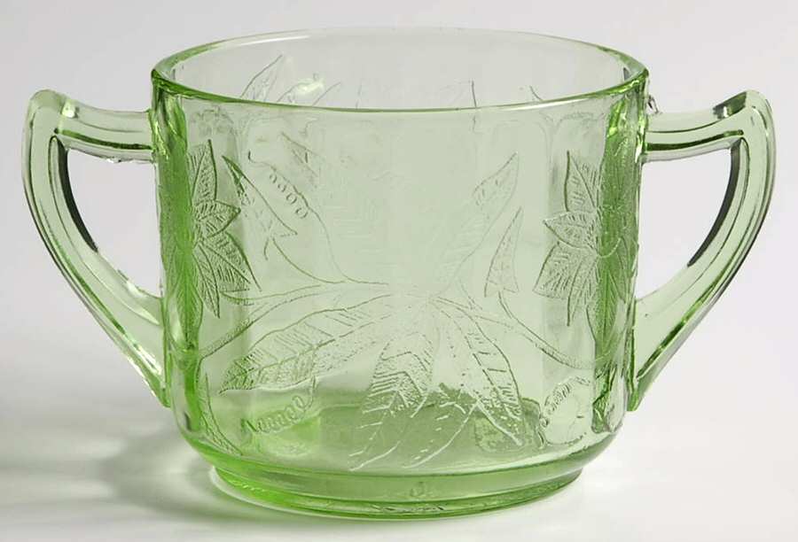 Floral Green Open Sugar by Jeannette-1