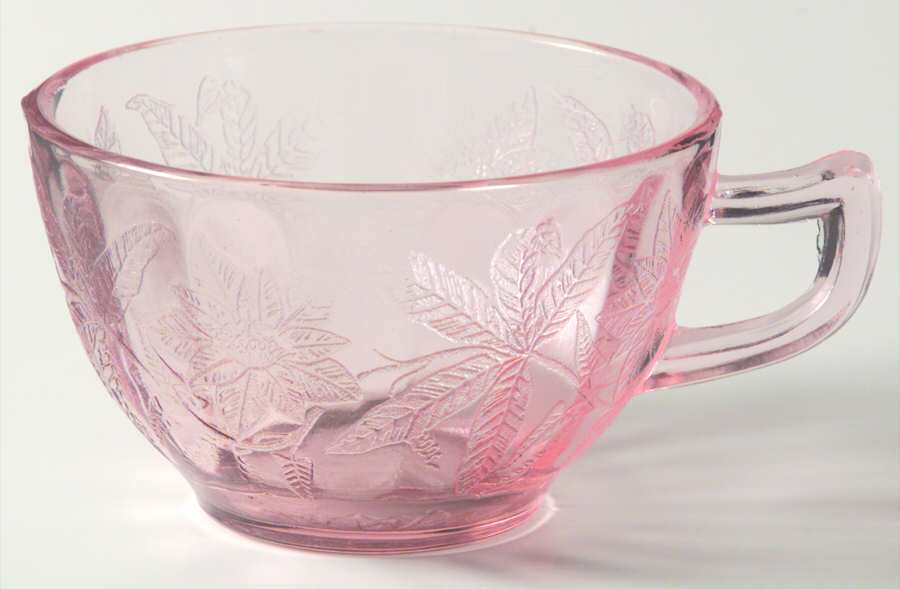 Floral Pink Cup Only by Jeannette-1