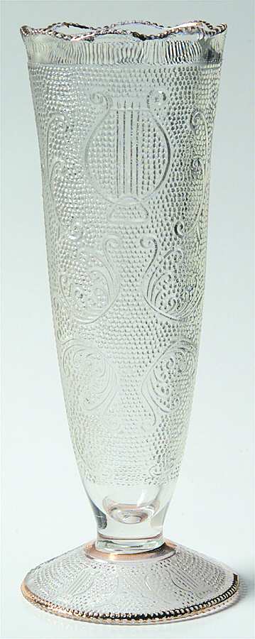 Harp (Gold Trim) 7" Flower Vase by Jeannette-1