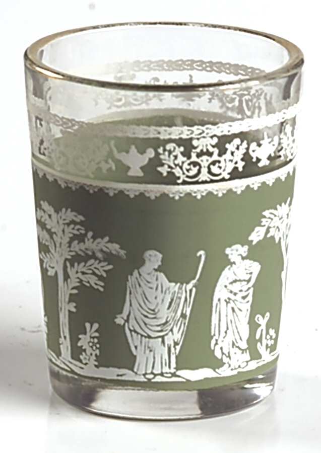 Hellenic Green Shot Glass by Jeannette-1