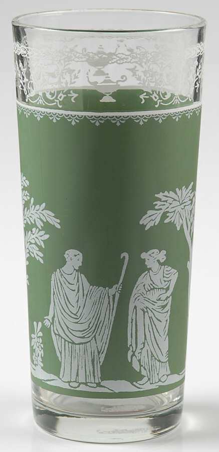Hellenic Green 16 Oz Flat Tumbler by Jeannette-1