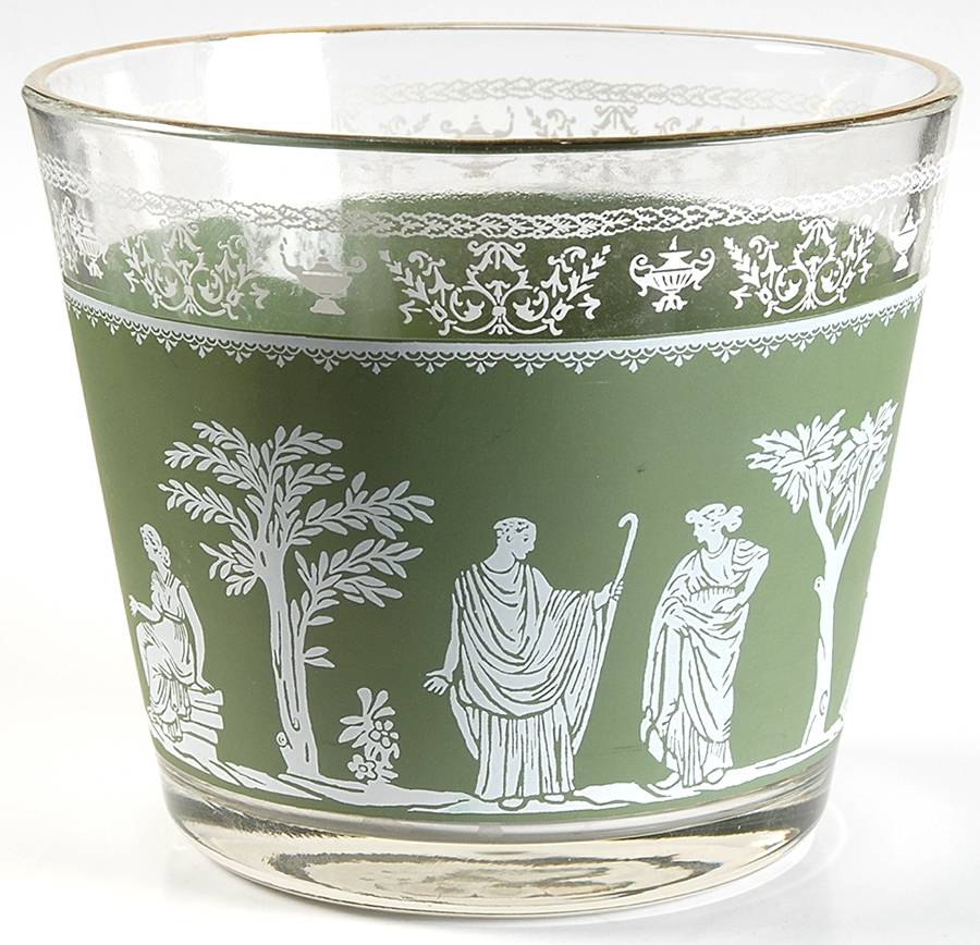 Hellenic Green Ice Bucket by Jeannette-1