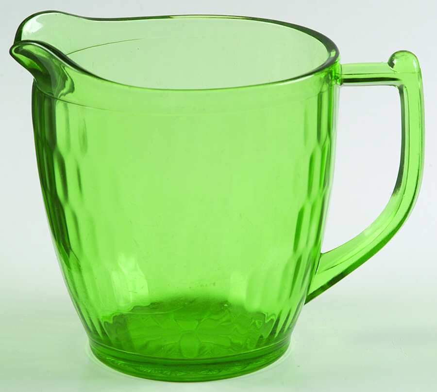 Hex Optic Green 36 Oz Pitcher by Jeannette-1