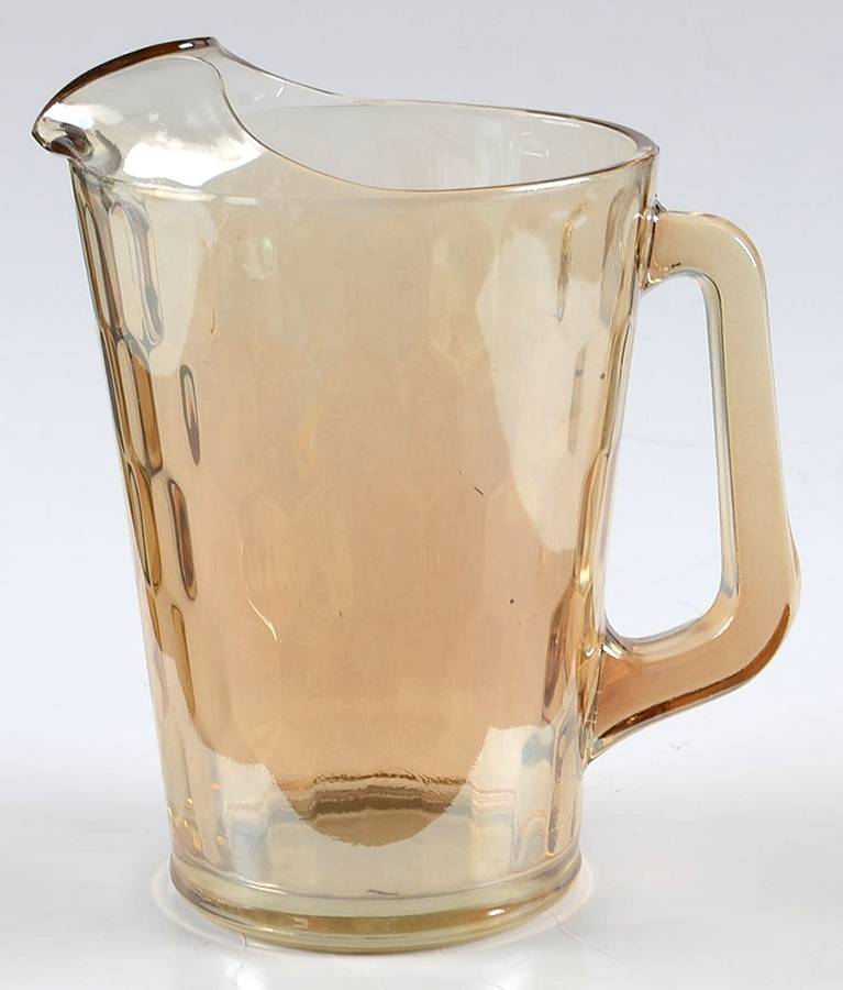 Hex Optic Iridescent 56 Oz Pitcher by Jeannette-1