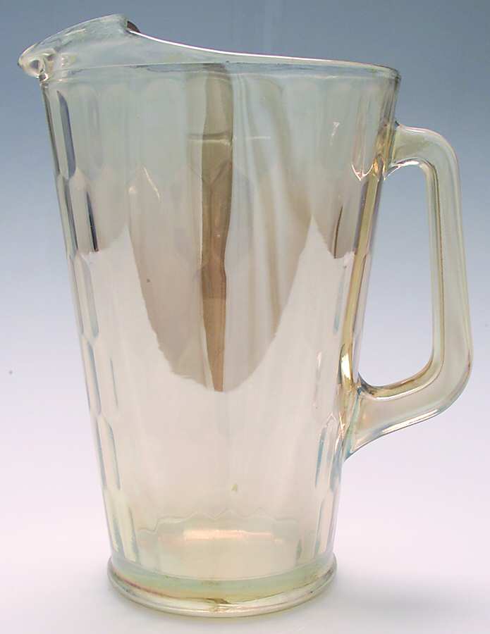 Hex Optic Iridescent 64 Oz Pitcher by Jeannette-1