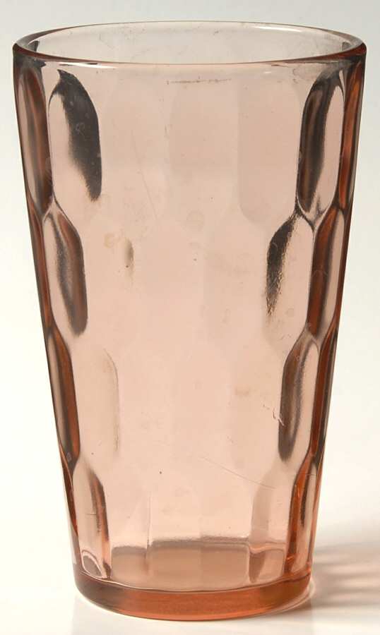 Hex Optic Pink 12 Oz Flat Tumbler by Jeannette-1