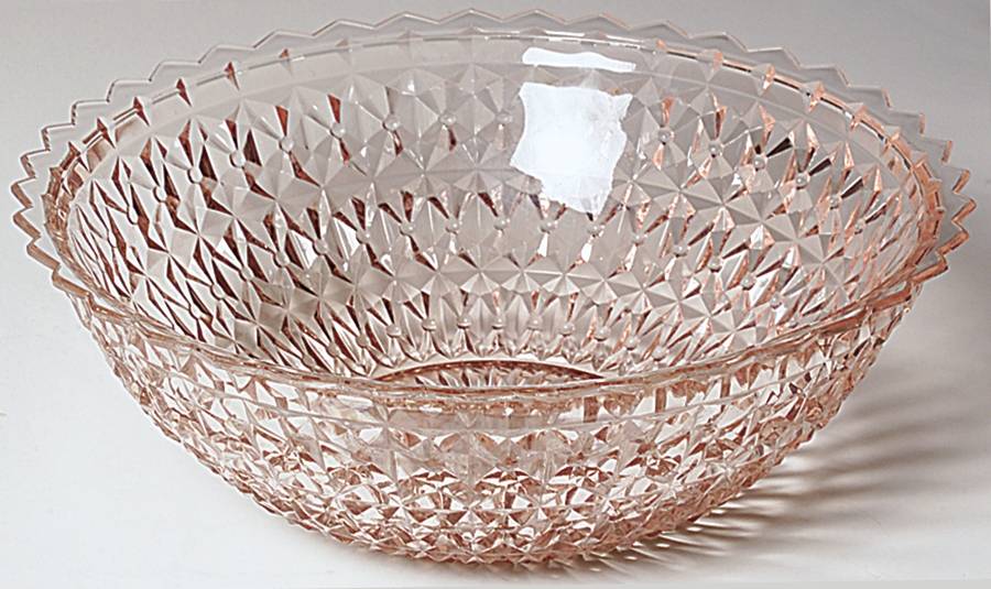 Holiday Pink Console Bowl by Jeannette-1