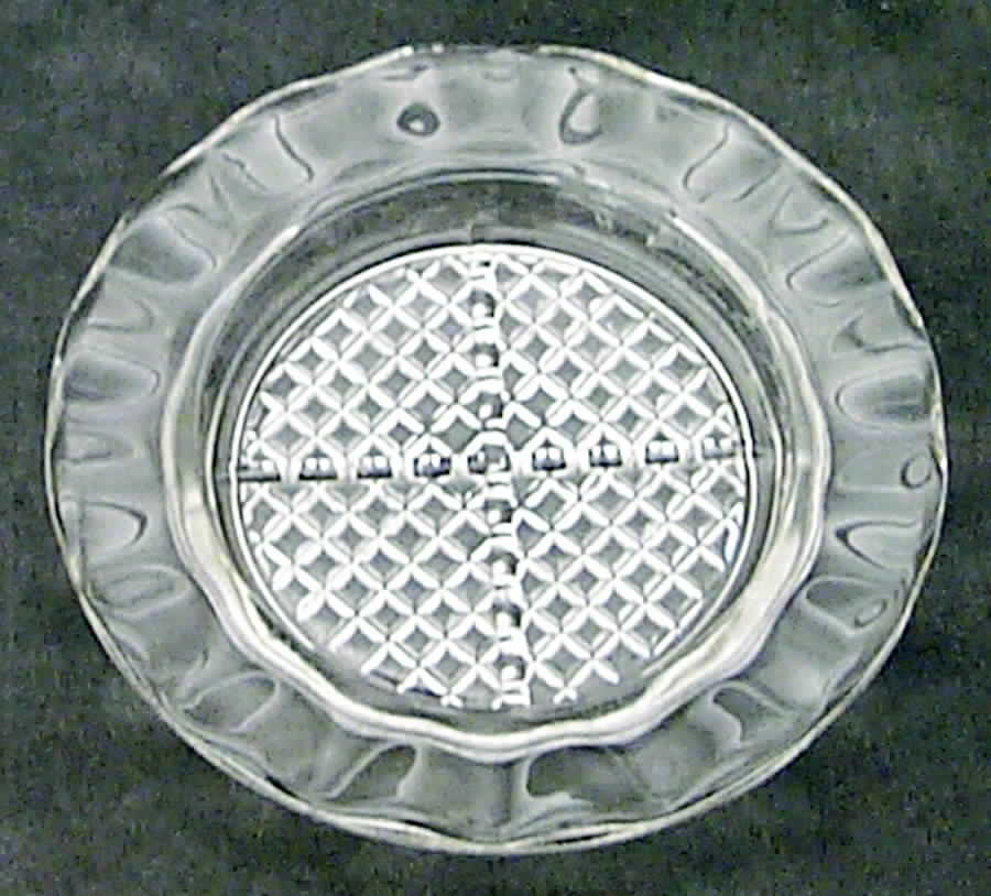 Homespun Clear Coaster/Ashtray by Jeannette-1