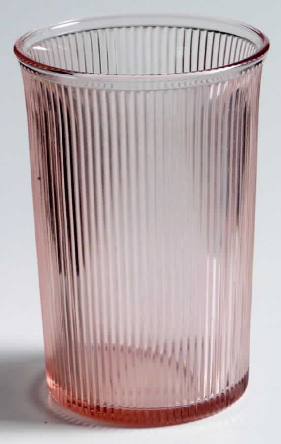 Homespun Pink 8 Oz Flat Tumbler by Jeannette-1