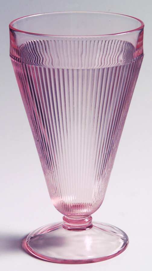 Homespun Pink 15 Oz  Footed Tumbler by Jeannette-1