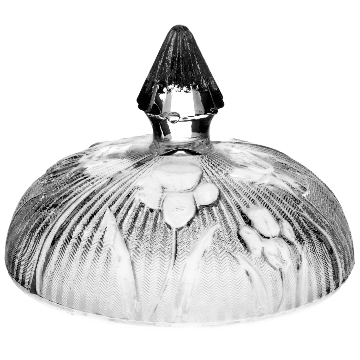 Iris Clear Lid for Round Butter by Jeannette-1