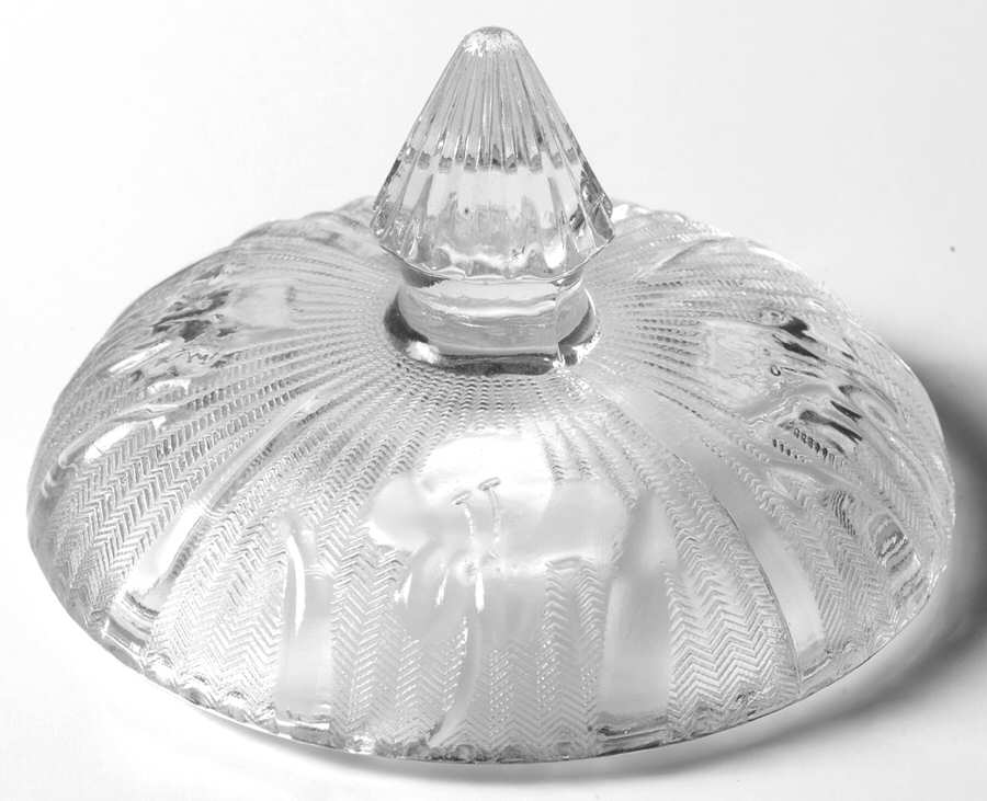 Iris Clear Lid for Sugar Bowl by Jeannette-1