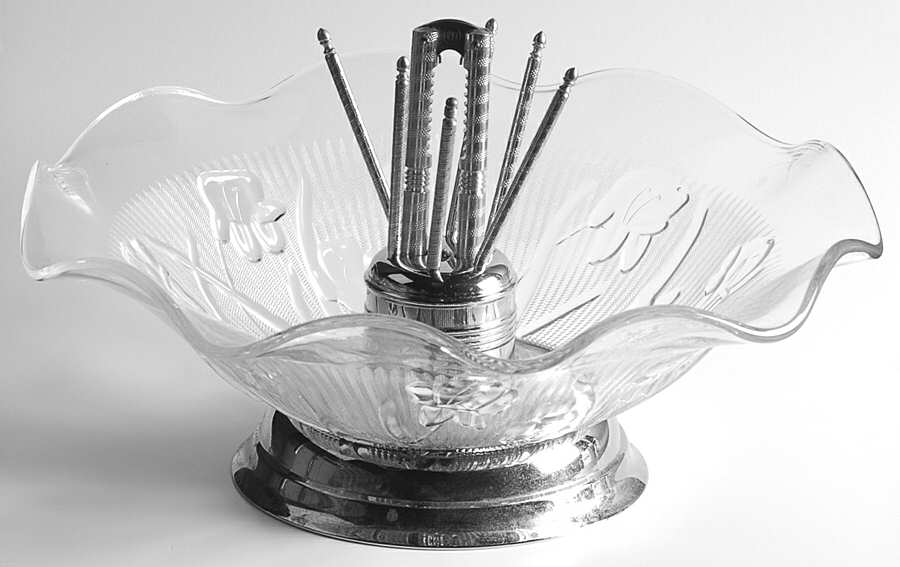Iris Clear 11" Nut Set (Metal Base and Hardware) by Jeannette-1