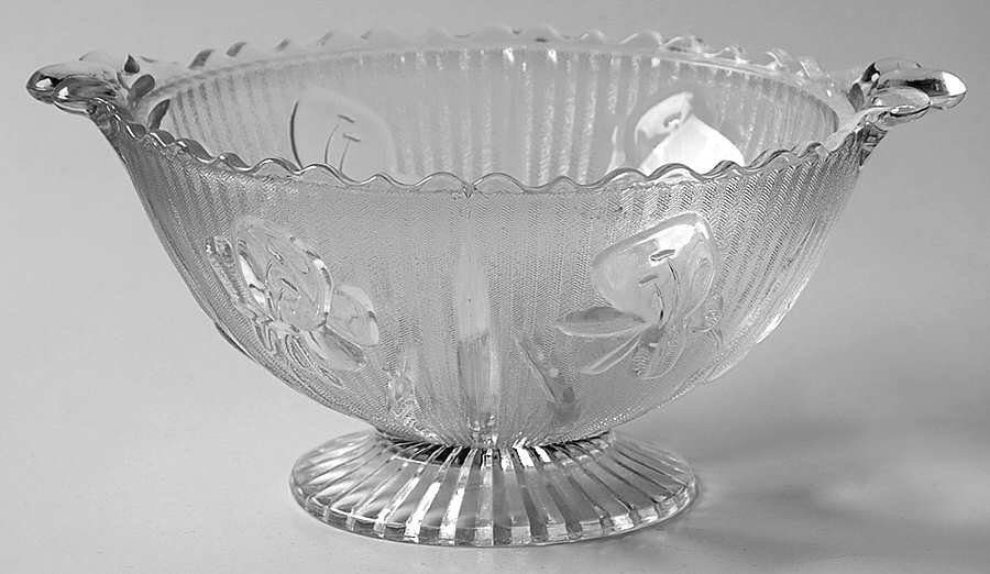Iris Clear Candy Dish No Lid by Jeannette-1