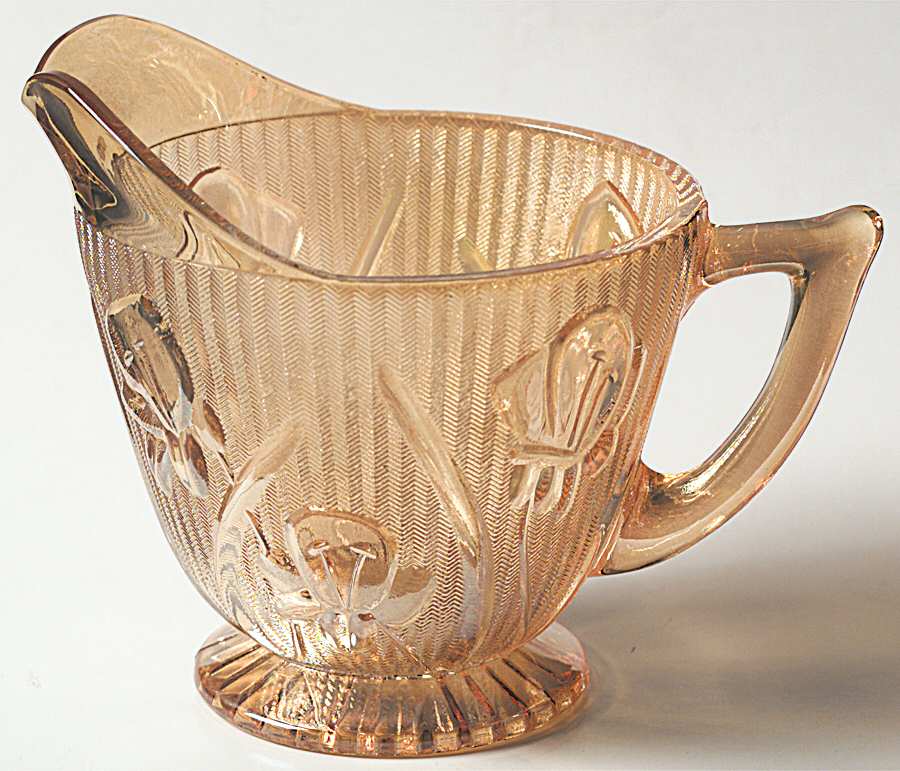 Iris Iridescent Creamer by Jeannette-1