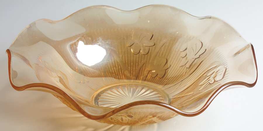Iris Iridescent 11" Large Fruit Bowl by Jeannette-1