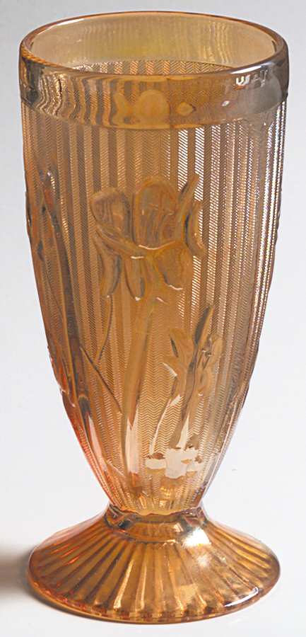 Iris Iridescent 8 Oz Footed Tumbler by Jeannette-1