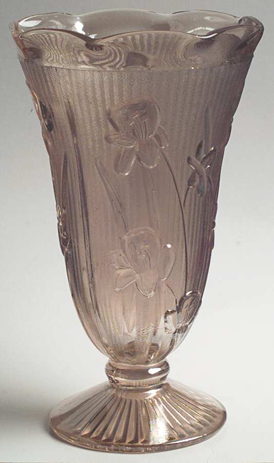 Iris Iridescent 9" Flower Vase by Jeannette-1