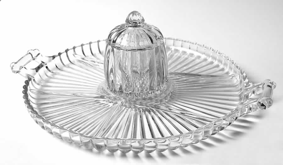 National Clear 3 Piece Relish Set (6 Part Relish & Jar) by Jeannette-1