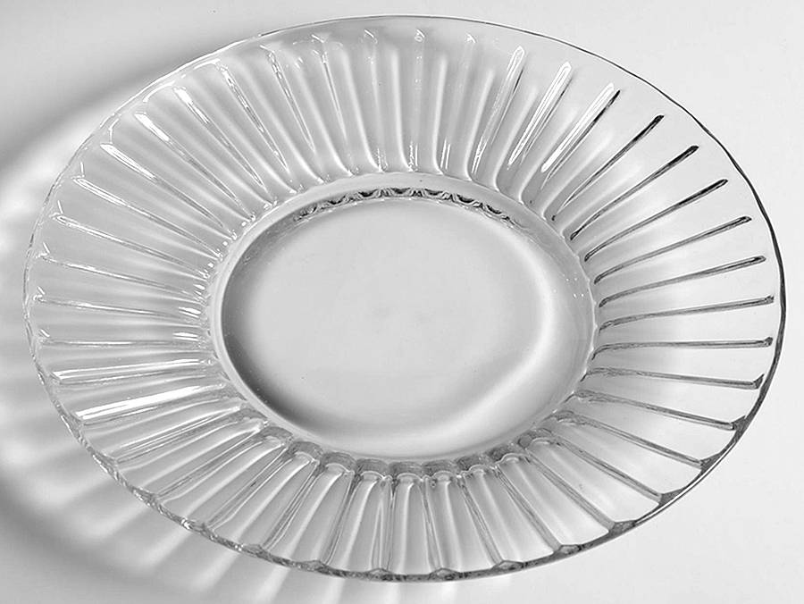 National Clear 8" Salad Plate by Jeannette-1