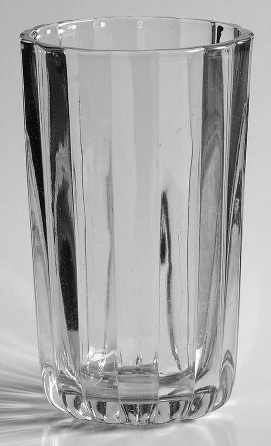 National Clear Flat Tumbler by Jeannette-1