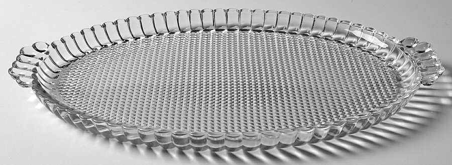 National Clear 13" Handled Tray by Jeannette-1