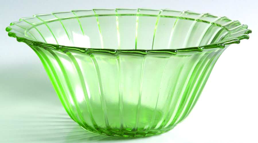 Sierra Green 8" Large Fruit Bowl by Jeannette-1